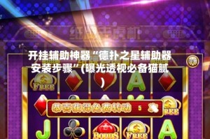 开挂辅助神器“德扑之星辅助器安装步骤”(曝光透视必备猫腻)