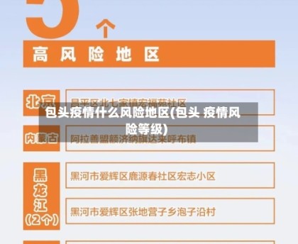 包头疫情什么风险地区(包头 疫情风险等级)