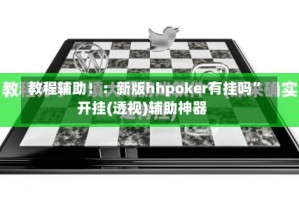 教程辅助！：新版hhpoker有挂吗”开挂(透视)辅助神器