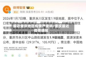 最近重庆地区疫情严重吗/重庆最近疫情通报