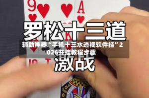 辅助神器“手机十三水透视软件挂”2026开挂教程步骤
