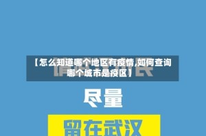 【怎么知道哪个地区有疫情,如何查询哪个城市是疫区】