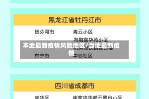 本地最新疫情风险地区/当地最新疫情