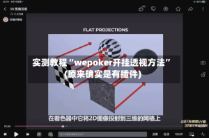 实测教程“wepoker开挂透视方法”(原来确实是有插件)
