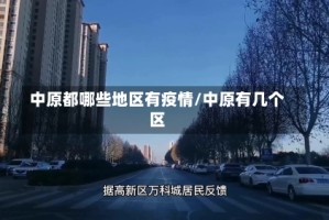 中原都哪些地区有疫情/中原有几个区
