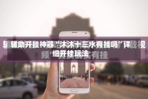 辅助开挂神器“沐沐十三水有挂吗”详细开挂玩法