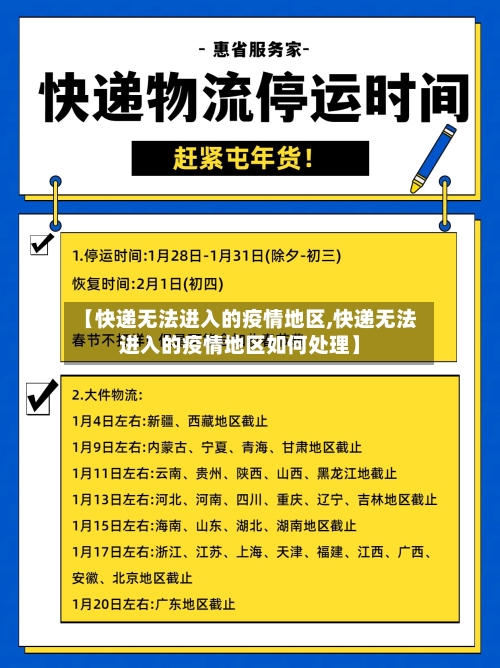 【快递无法进入的疫情地区,快递无法进入的疫情地区如何处理】-第1张图片