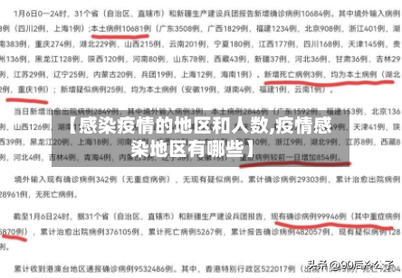 【感染疫情的地区和人数,疫情感染地区有哪些】-第1张图片