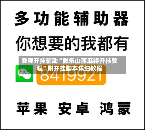 教程开挂辅助“微乐山西麻将开挂教程	”附开挂脚本详细教程-第2张图片