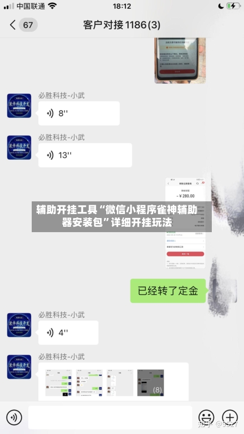 辅助开挂工具“微信小程序雀神辅助器安装包”详细开挂玩法-第1张图片