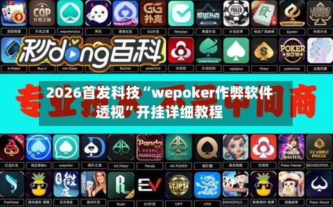 2026首发科技“wepoker作弊软件透视	”开挂详细教程-第1张图片