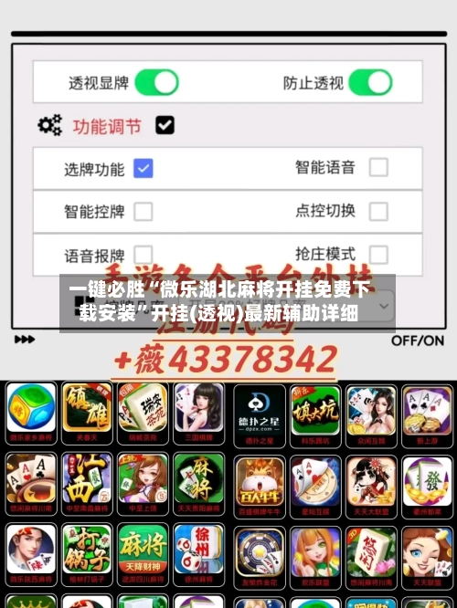 一键必胜“微乐湖北麻将开挂免费下载安装”开挂(透视)最新辅助详细-第3张图片