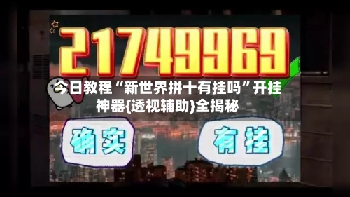 今日教程“新世界拼十有挂吗”开挂神器{透视辅助}全揭秘-第3张图片