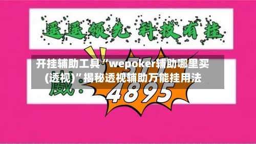 开挂辅助工具“wepoker辅助哪里买(透视)”揭秘透视辅助万能挂用法-第3张图片