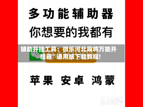 辅助开挂工具：微乐河北麻将万能开挂器	”通用版下载教程!-第1张图片