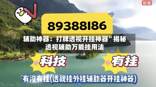 辅助神器：打牌透视开挂神器”揭秘透视辅助万能挂用法-第2张图片
