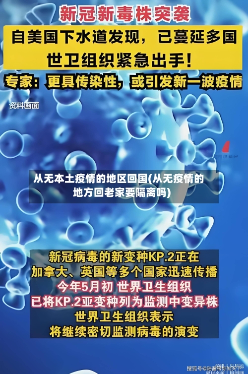 从无本土疫情的地区回国(从无疫情的地方回老家要隔离吗)-第1张图片