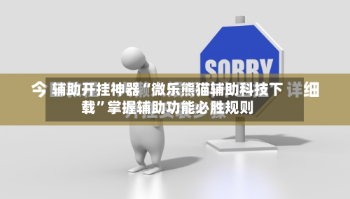 辅助开挂神器“微乐熊猫辅助科技下载	”掌握辅助功能必胜规则-第1张图片