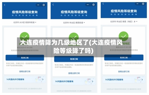 大连疫情降为几级地区了(大连疫情风险等级降了吗)-第3张图片