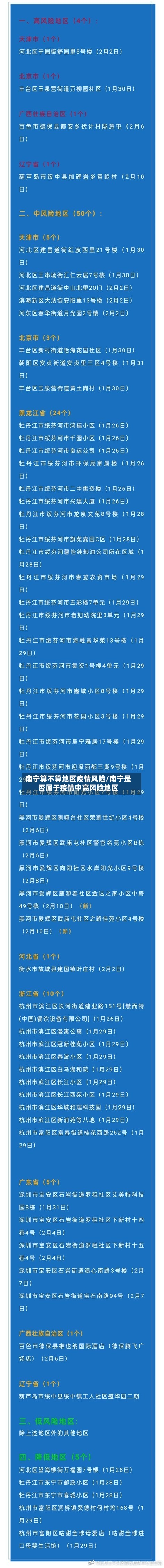 南宁算不算地区疫情风险/南宁是否属于疫情中高风险地区-第1张图片