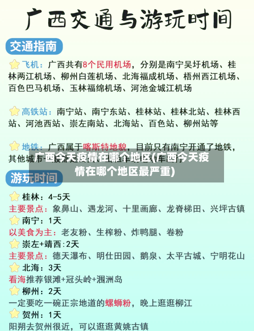广西今天疫情在哪个地区(广西今天疫情在哪个地区最严重)-第1张图片