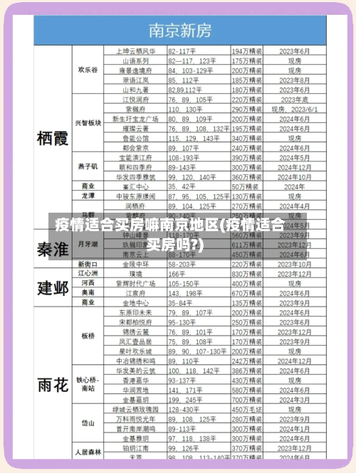疫情适合买房嘛南京地区(疫情适合买房吗?)-第2张图片