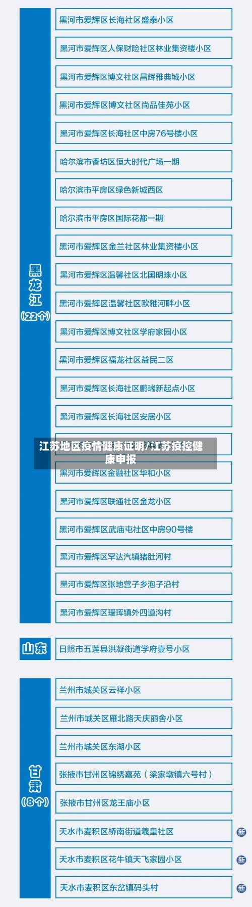 江苏地区疫情健康证明/江苏疫控健康申报-第2张图片