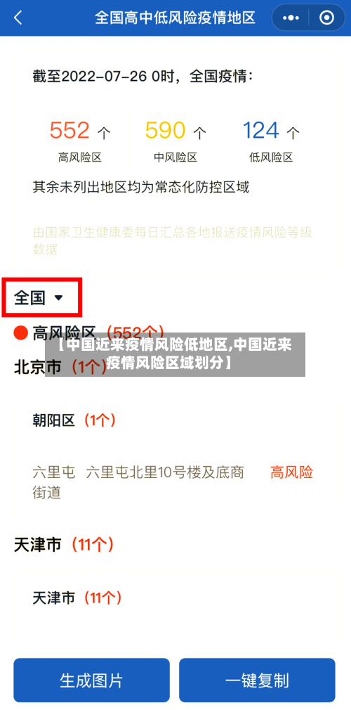 【中国近来疫情风险低地区,中国近来疫情风险区域划分】-第1张图片