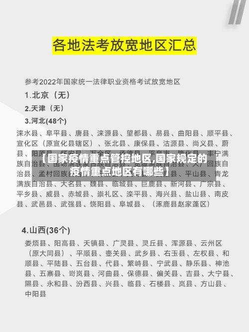 【国家疫情重点管控地区,国家规定的疫情重点地区有哪些】-第2张图片