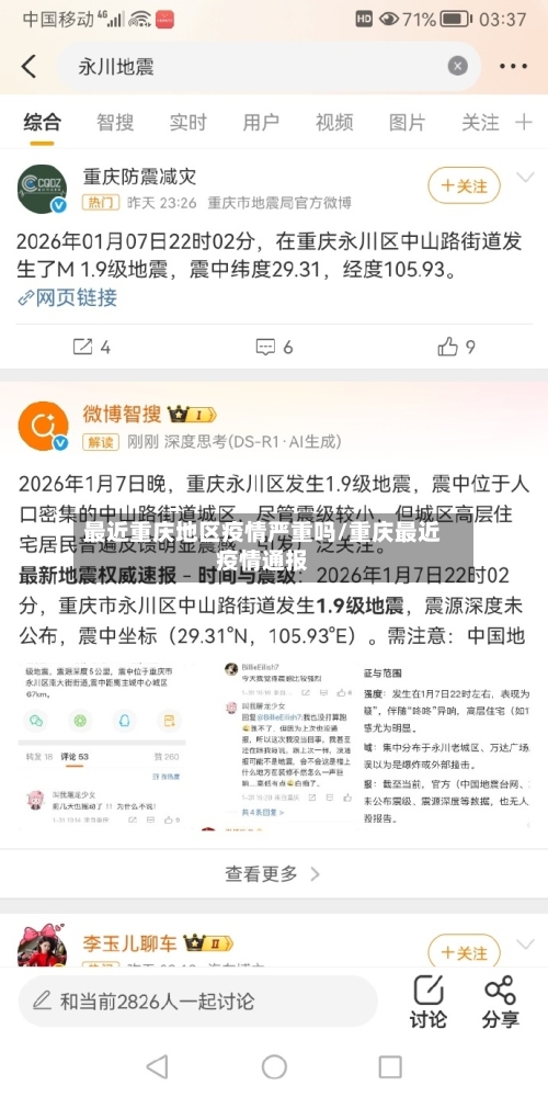 最近重庆地区疫情严重吗/重庆最近疫情通报-第1张图片