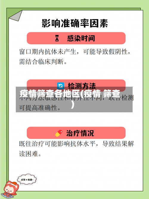 疫情筛查各地区(疫情 筛查)-第1张图片