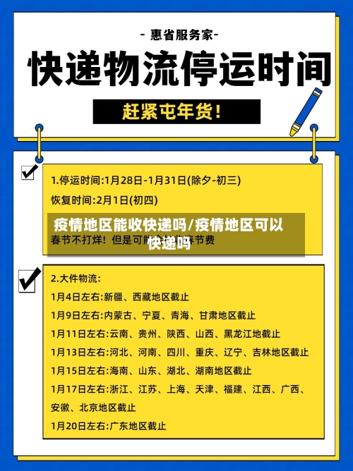 疫情地区能收快递吗/疫情地区可以快递吗-第1张图片